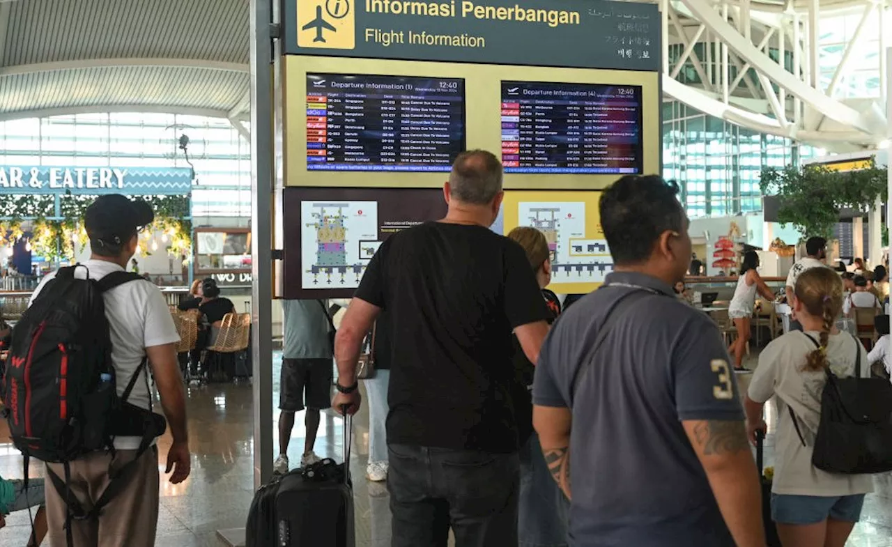 Indonesian Volcanic Eruption Causes Flight Cancellations to and From Tourist Island of Bali