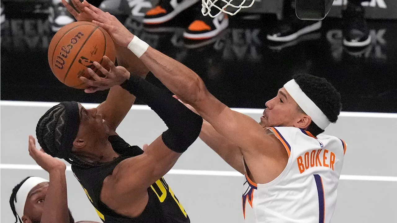 Booker leads Suns to victory over Jazz in teams' NBA Cup opener