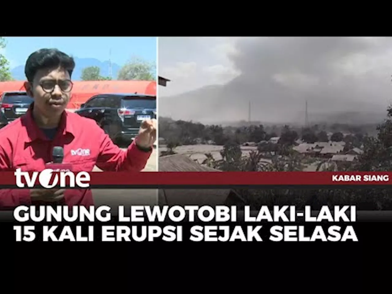 Dampak Erupsi Gunung Lewotobi, Ini Penampakan Flores Timur Usai Diguyur Abu Vulkanik