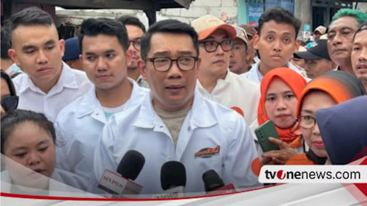 Ridwan Kamil Sebut Kalau Pilih Dirinya Warga akan Dapat Bantuan Double