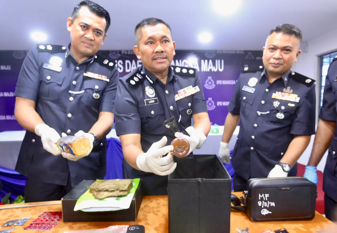 Polis tahan tiga individu jual `jus’ campuran pelbagai dadah