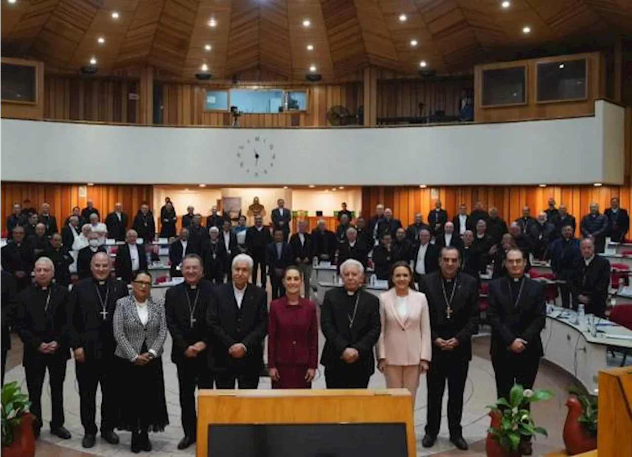 Se reúne Sheinbaum con Conferencia del Episcopado Mexicano