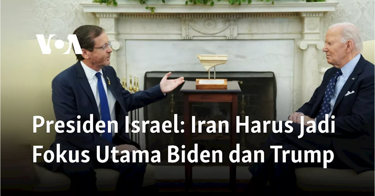 Presiden Israel: Iran Harus Jadi Fokus Utama Biden dan Trump