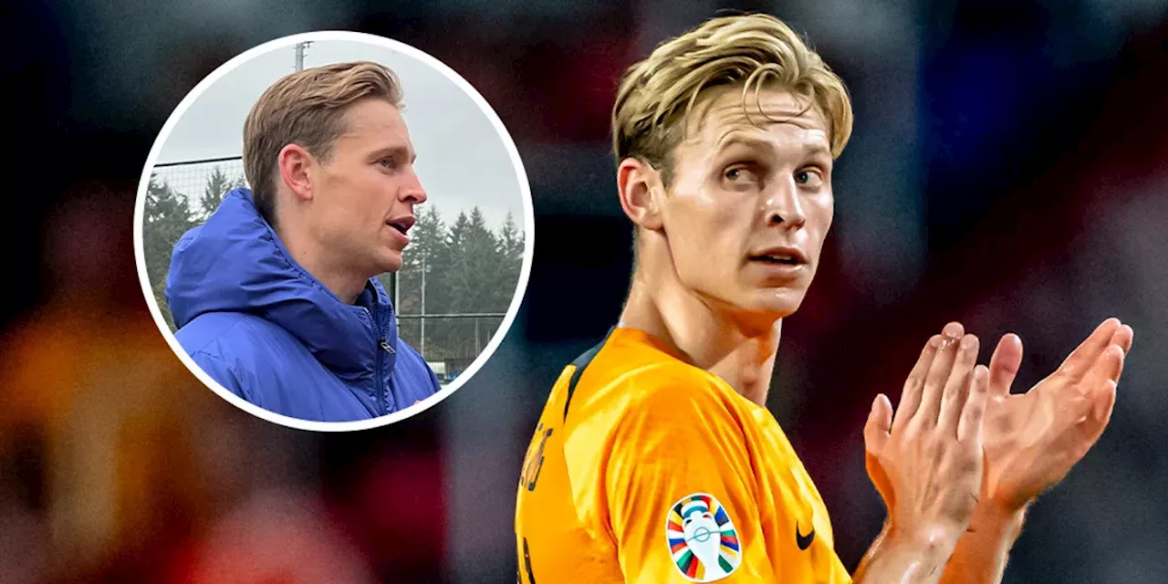 Frenkie de Jong openhartig: 'Nooit gedacht: ik moet stoppen met voetballen'