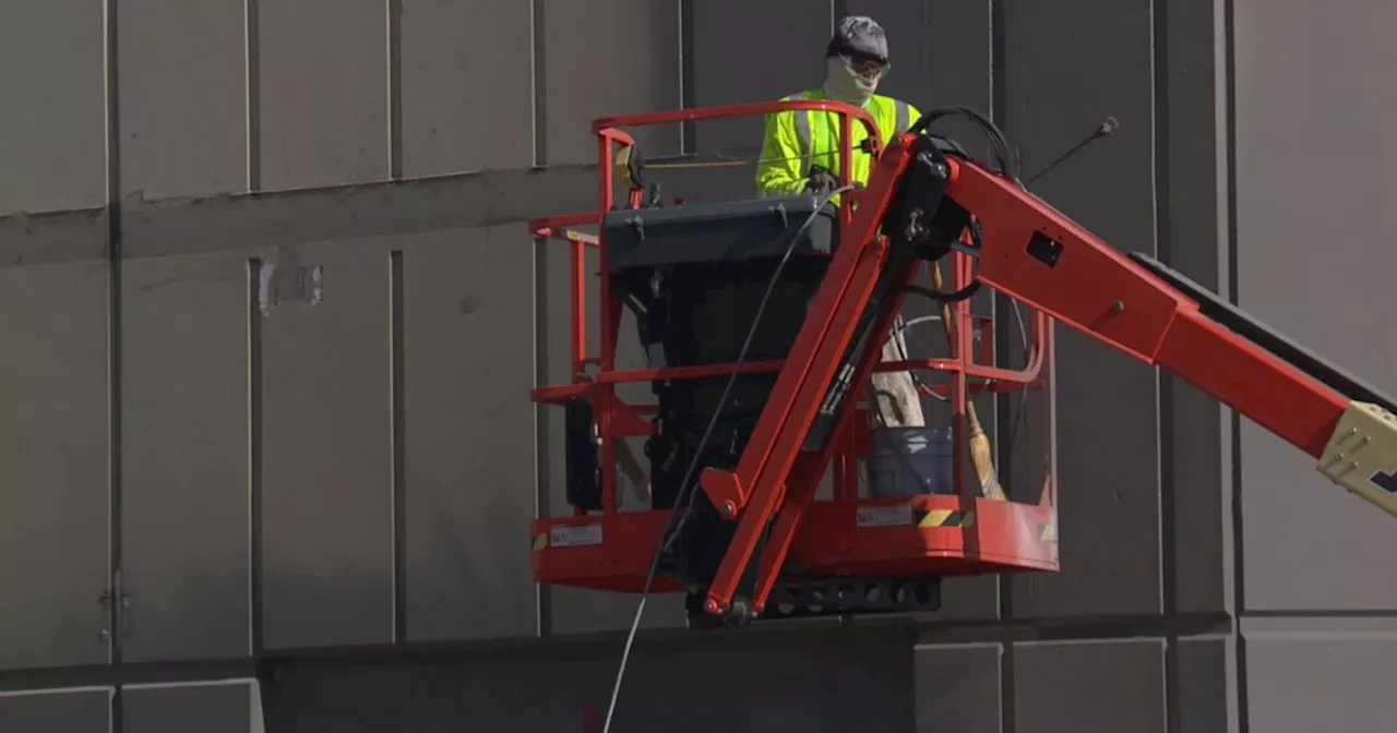 Workers are transforming a dying Medina County outlet mall into an industrial park