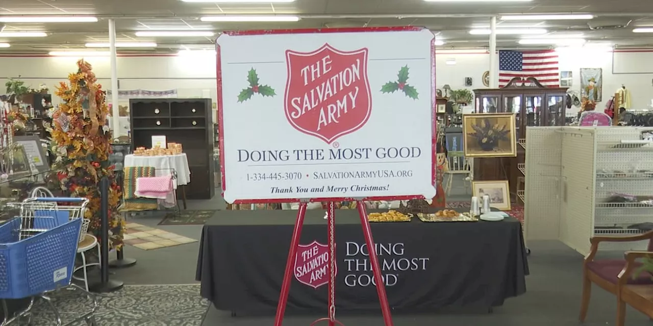 Dale County Salvation Army Family Store hosts Red Kettle Kickoff