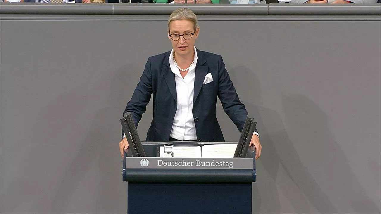 Aussprache: Alice Weidel (AfD)