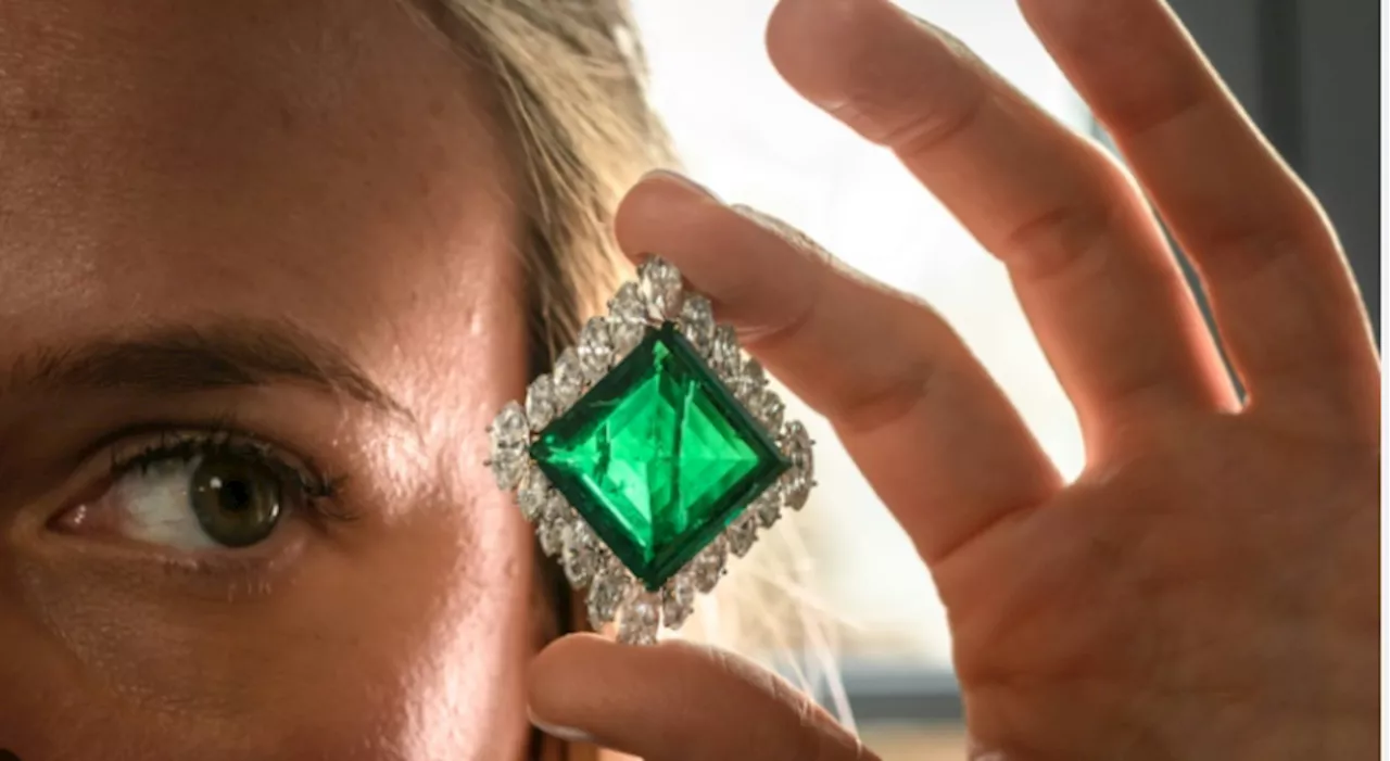 Aga Khan emerald fetches record $9 million in Geneva auction