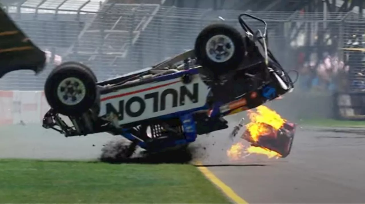 Adelaide 500 rocked by two massive crashes in Stadium Super Trucks