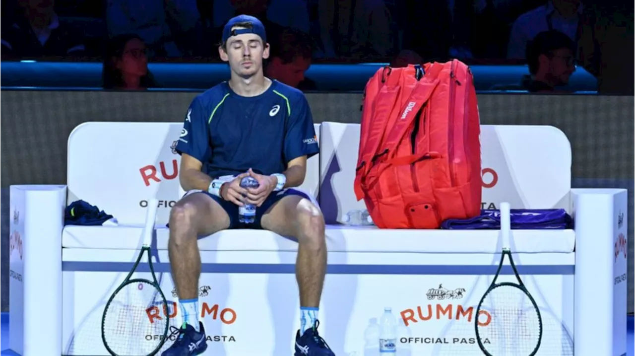 Alex de Minaur’s injury issue laid bare in sad end to ATP Finals