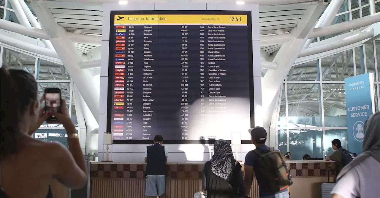 Flights between Bali and Australia resume after volcanic ash brings travel plans to standstill