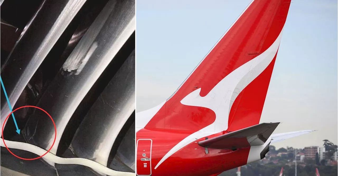 Qantas plane clocks nearly 300 hours in the sky with loose tool wedged inside engine