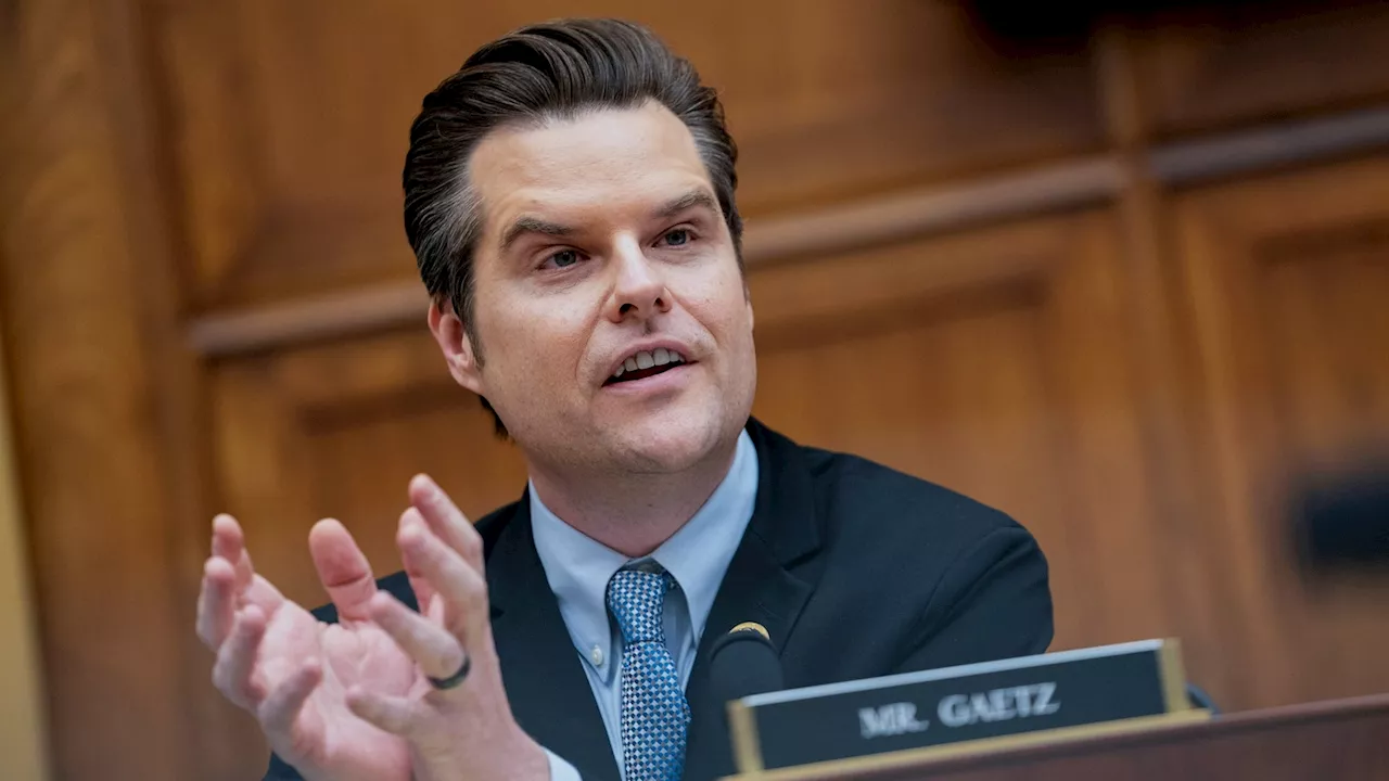 Matt Gaetz, under House ethics investigation, is Trump's pick for attorney general