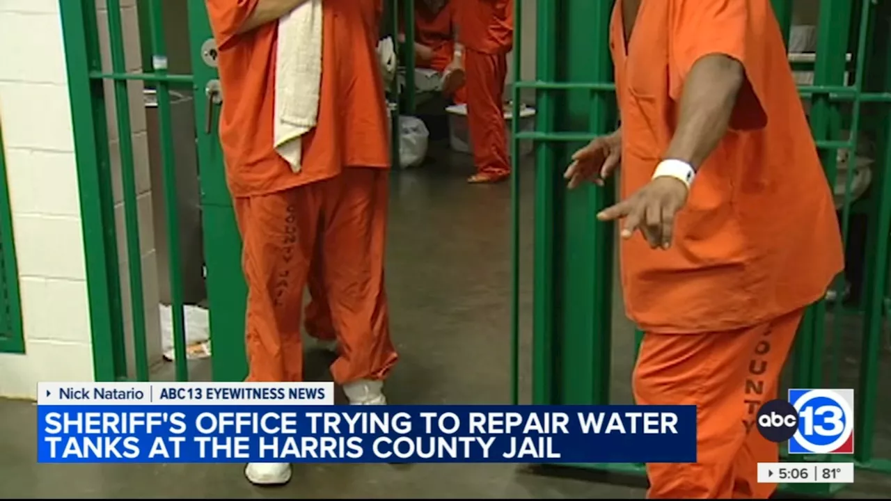 Harris County Jail works to fix water supply to avoid having inmates bathe with bottled water