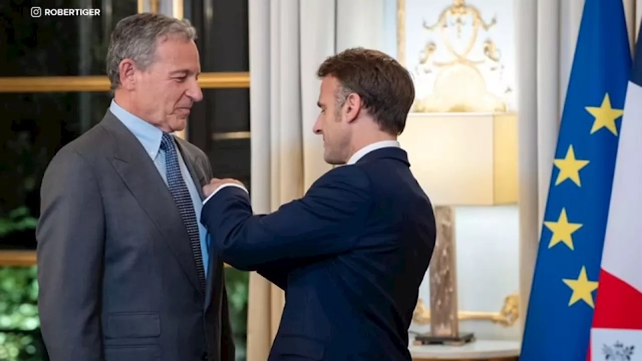 Disney CEO Bob Iger receives France's highest civilian award