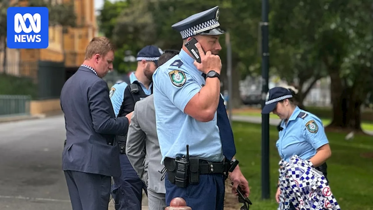 Water pistol seized as man arrested over alleged shooting of replica gun near NSW parliament