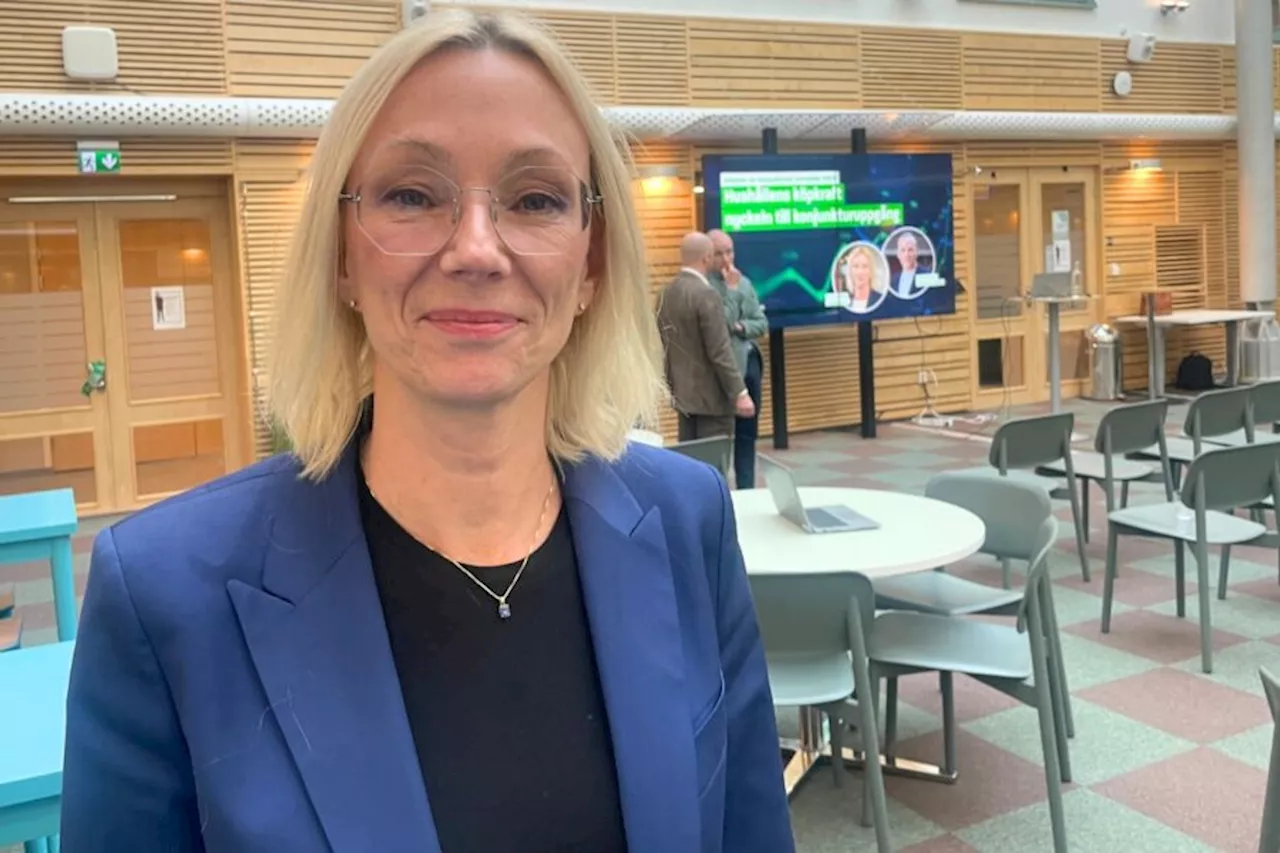 Karolina Ekholm varnar – ser risker för 'ett närliggande handelskrig'