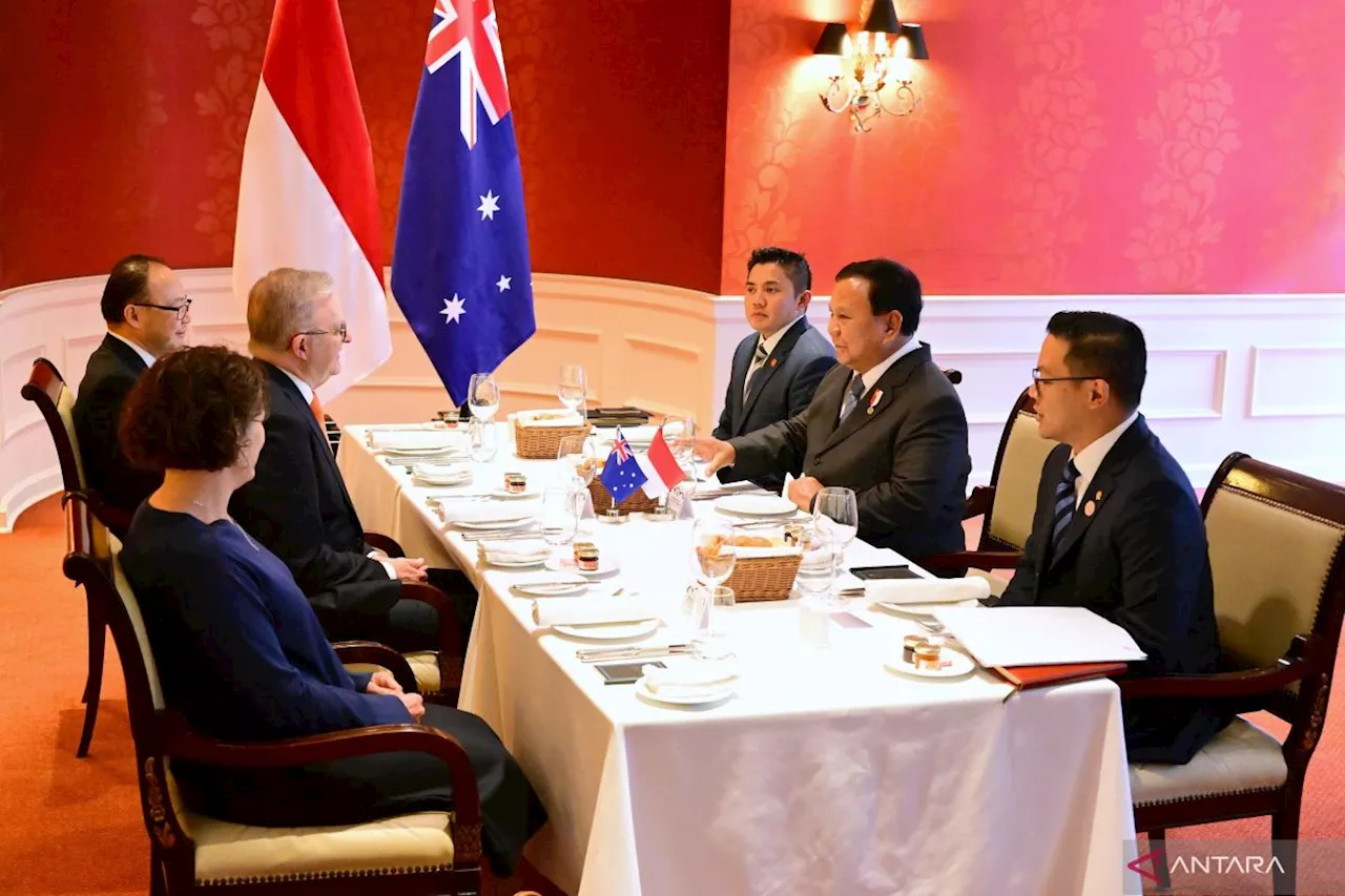 Prabowo terima kunjungan dan santap pagi bersama PM Australia di Peru