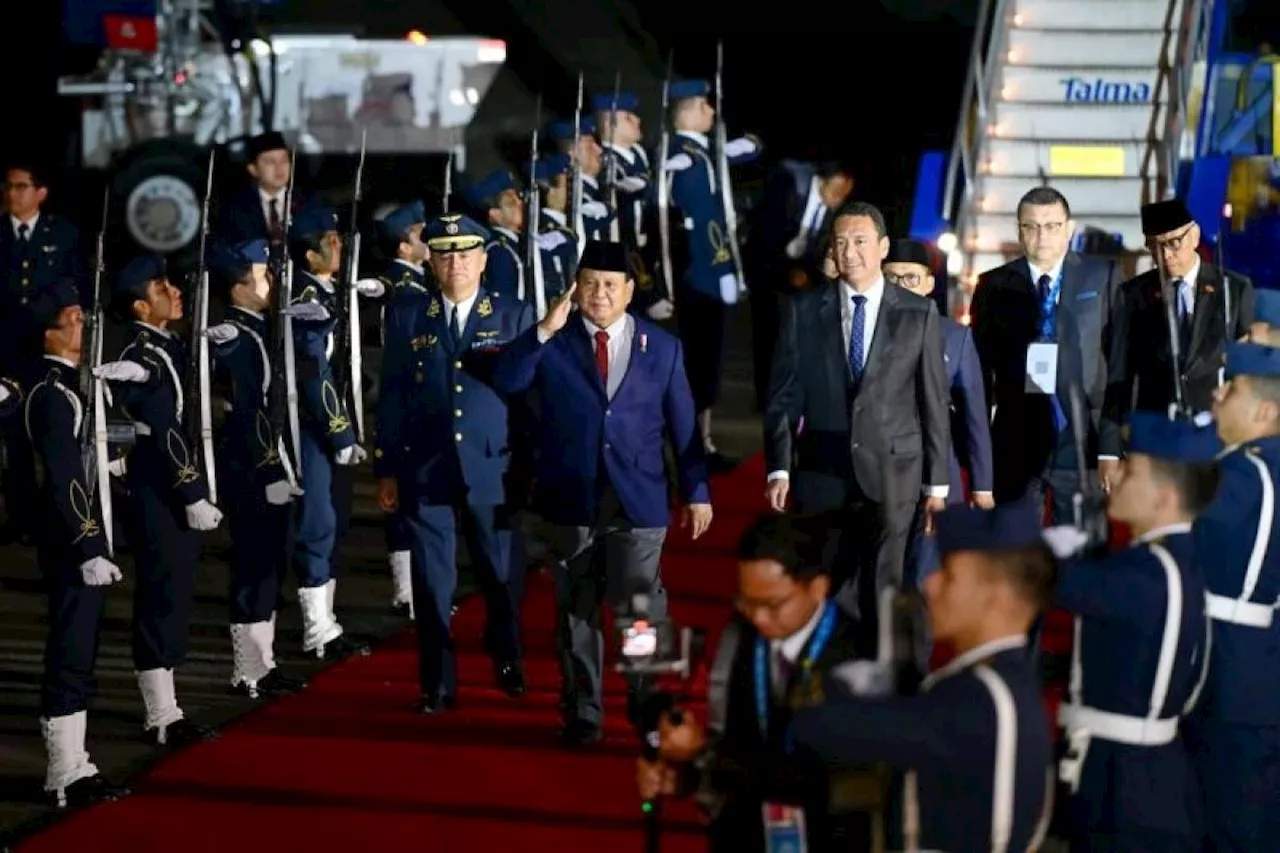 Presiden Prabowo tiba di Peru untuk hadiri KTT APEC