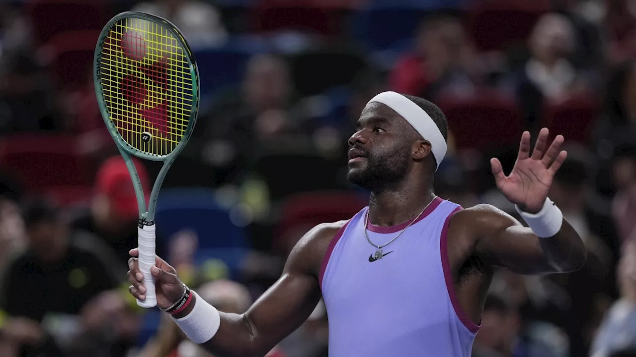 Frances Tiafoe has been fined $120,000 but not suspended for cursing at a tennis umpire