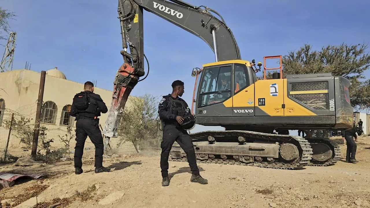 Israel demolishes village at the heart of Bedouin minority's struggle over land