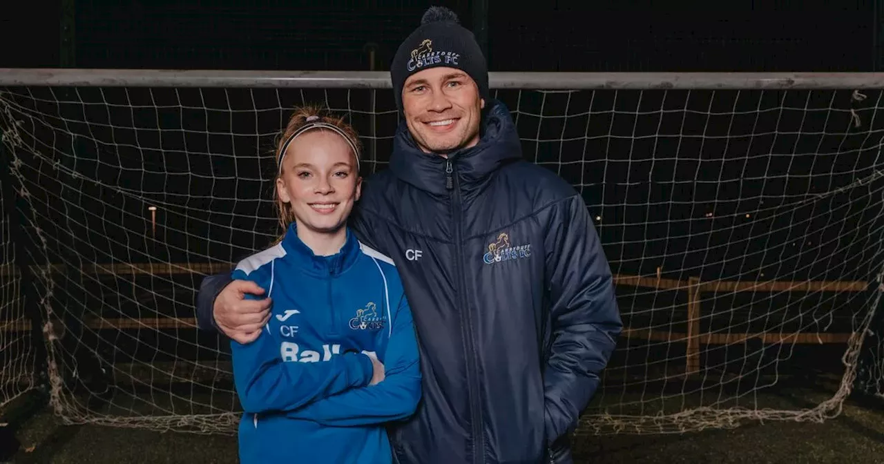 Carl Frampton swaps boxing ring for football pitch to become daughter's coach