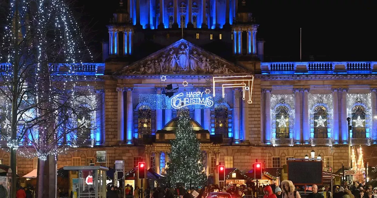 Road closures and traffic advice for the Belfast Christmas light switch on