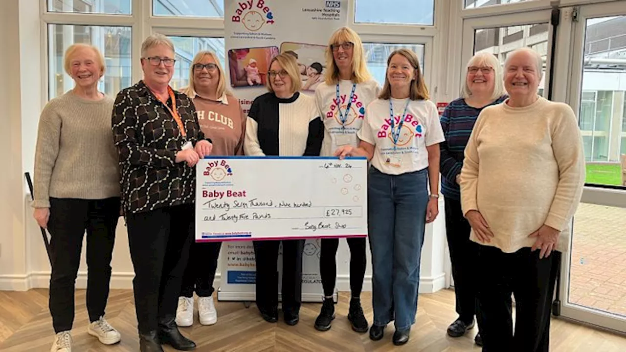 Baby Beat’s Royal Preston Hospital shop raises £27,925