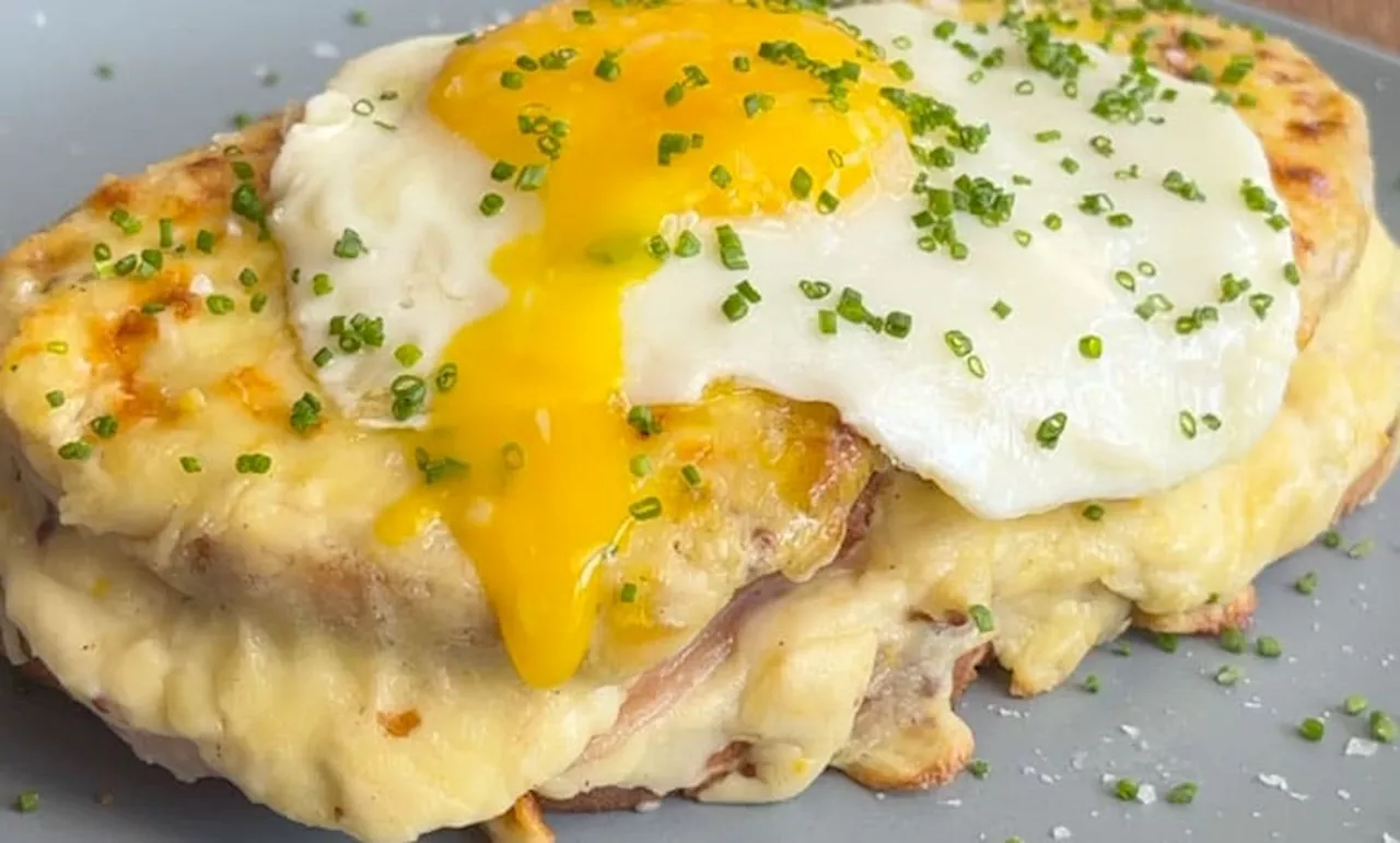 Making Croque Madame with ham is easier than you think