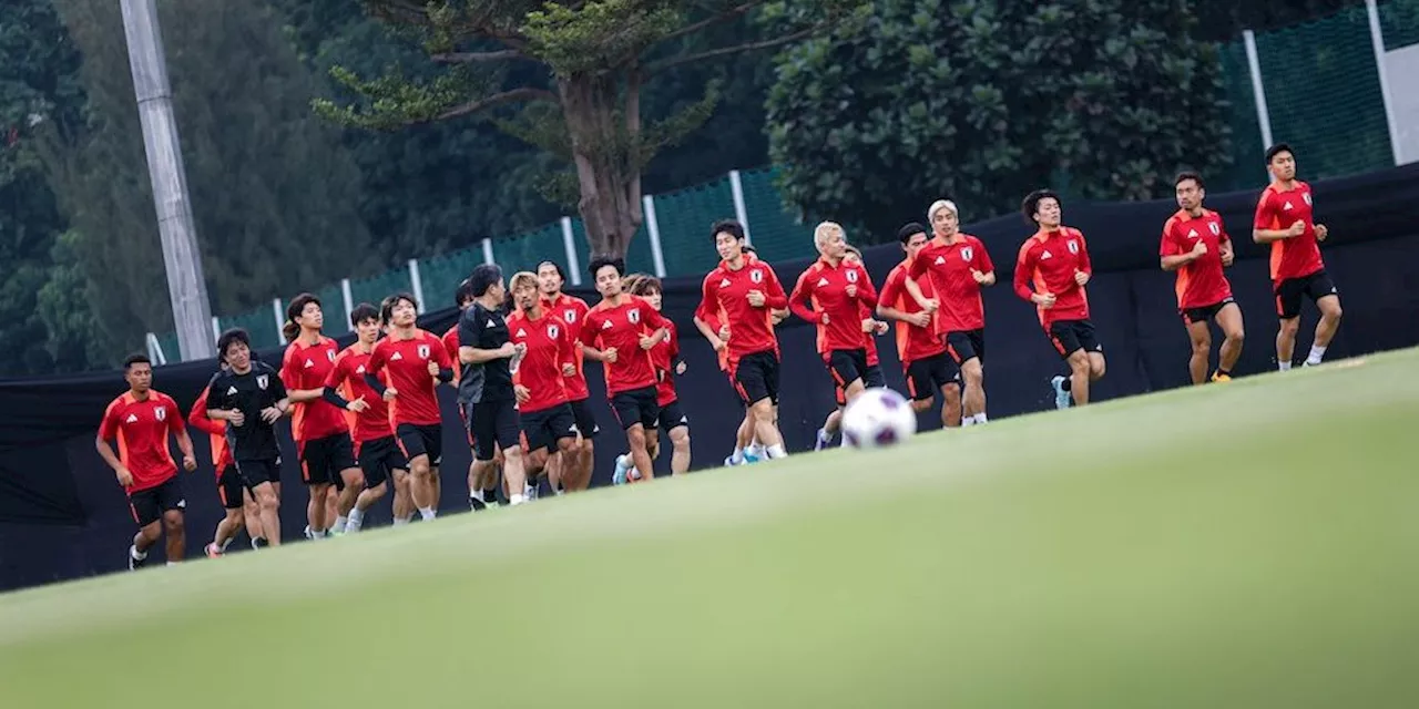 Para Bintang Sudah Datang, Timnas Jepang Siap Hadapi Indonesia