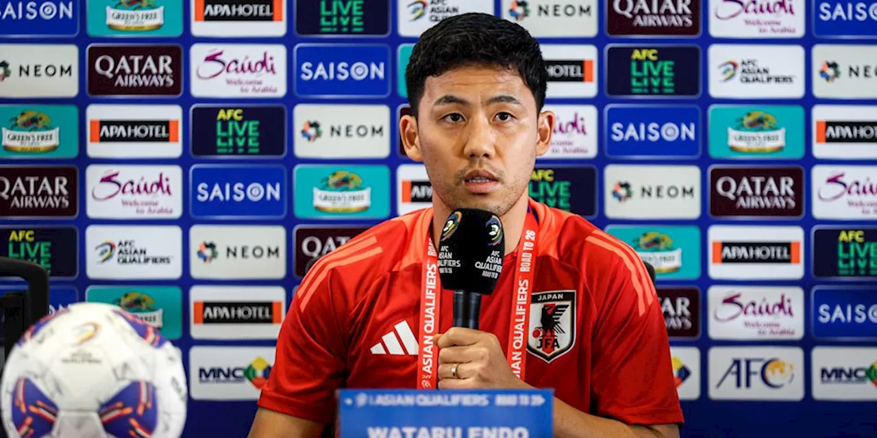 Timnas Indonesia vs Timnas Jepang, Wataru Endo Nantikan Atmosfer Istimewa di GBK