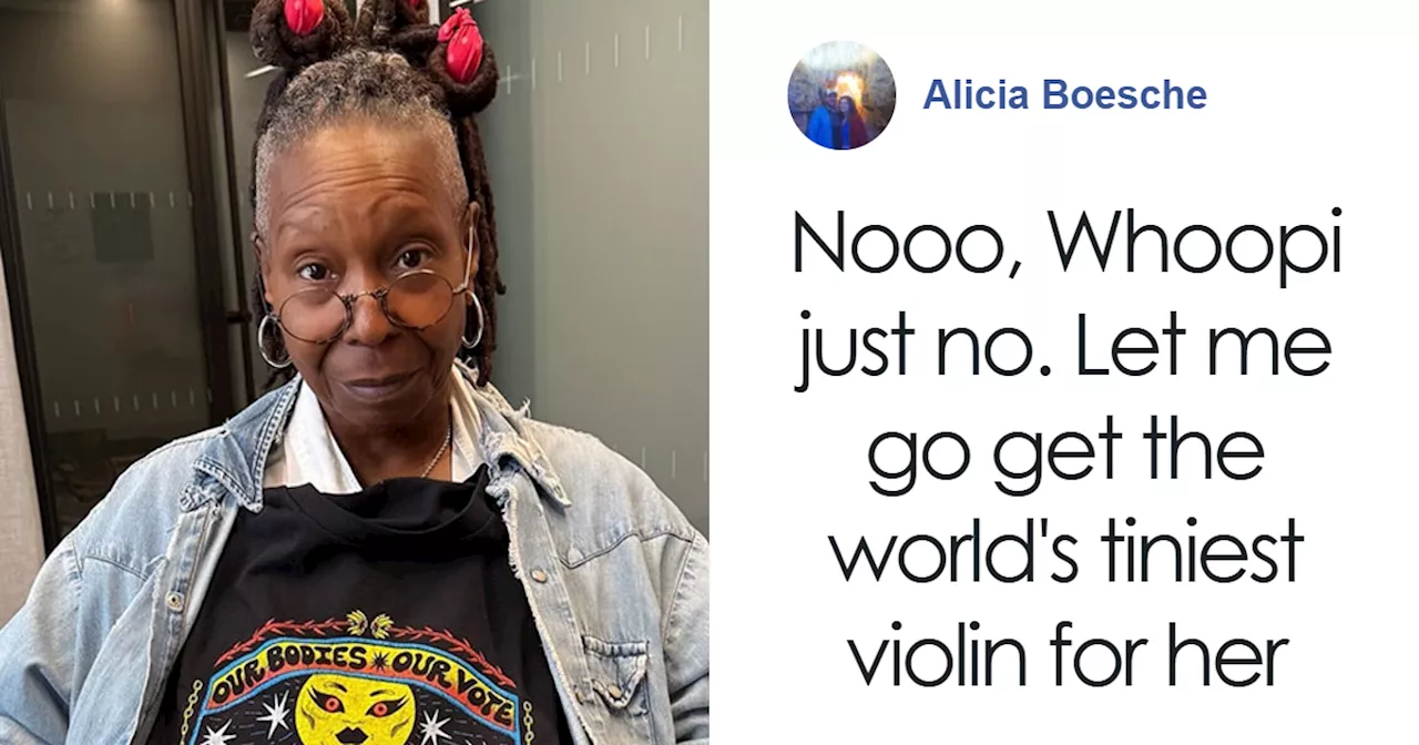 “World's Tiniest Violin For Her”: People Fume Over Whoopi Goldberg’s Financial Strain Claims