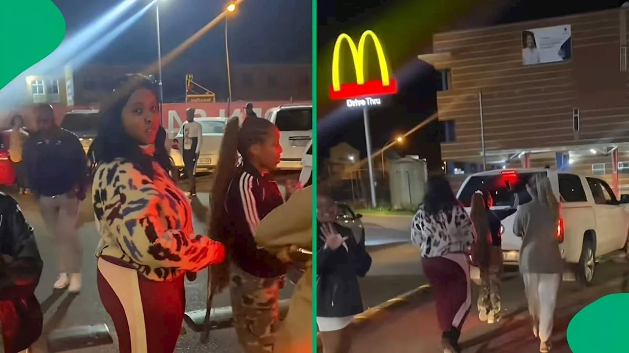 Mzansi Women Walk Through McDonald's Drive-Thru at Night, Video Leaves SA Amused