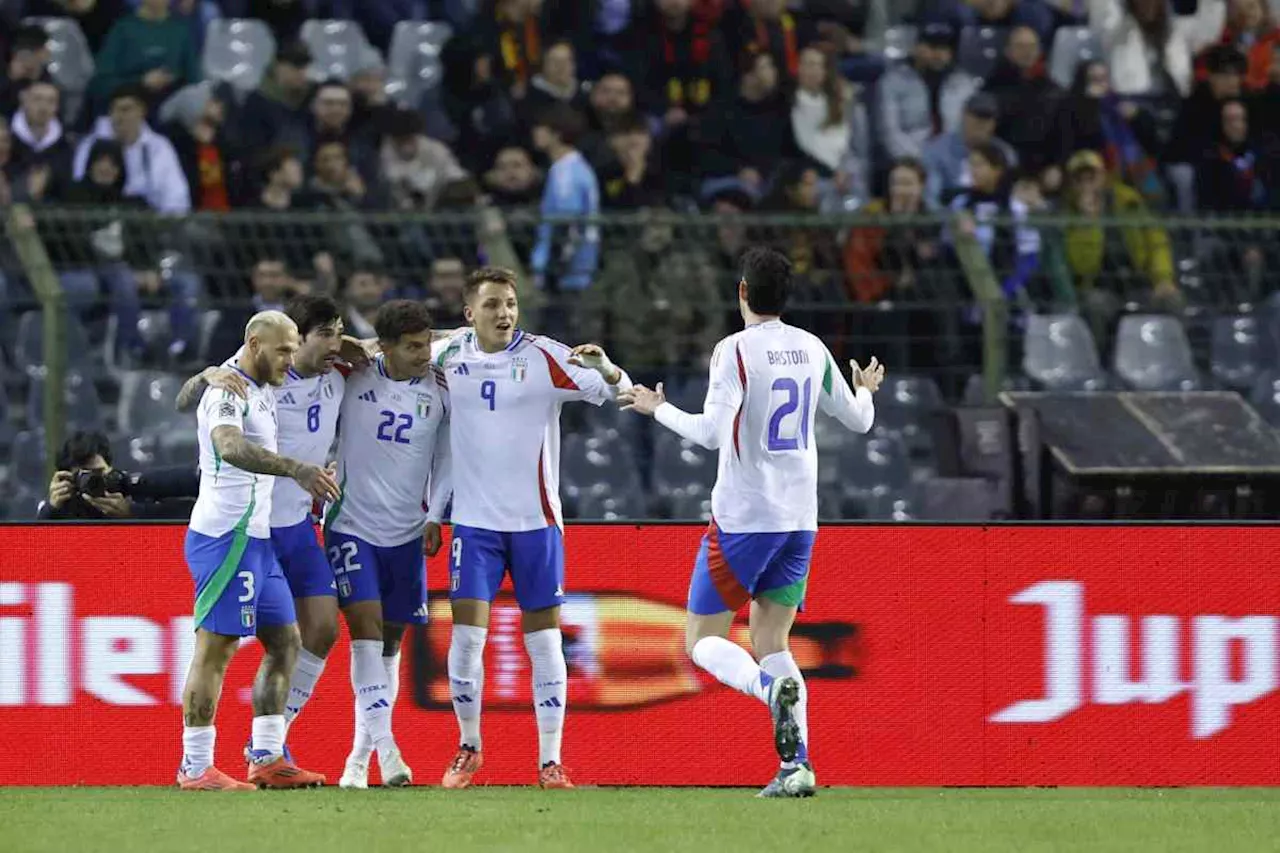 Gol di Tonali e l’Italia va: Belgio battuto, avanti in Nations League