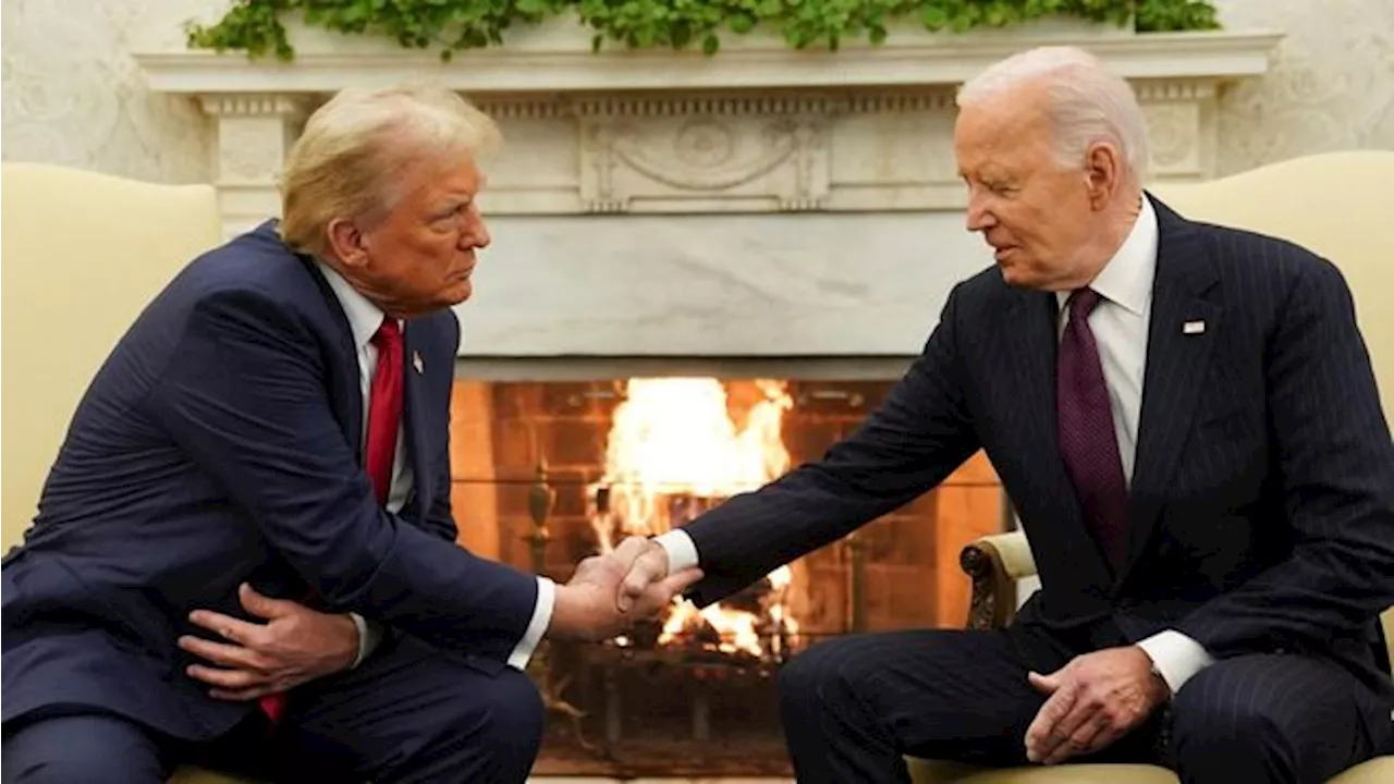 Begini Momen Empat Mata Trump Temui Biden Bahas Transisi Pemerintahan