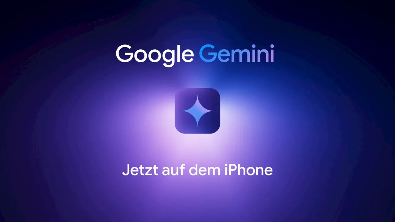 Googles KI-Assistent: Gemini jetzt auch auf dem iPhone verfügbar