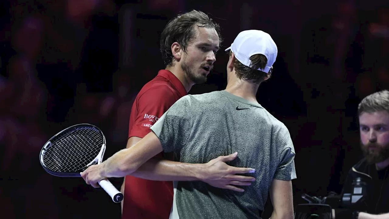 Sinner-Medvedev, orario e dove vedere in tv il terzo match delle Atp Finals