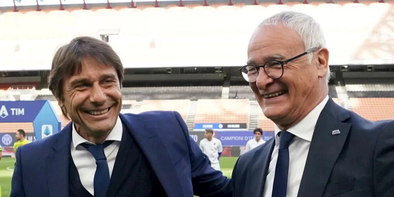 Roma, per Ranieri prima tra amici: c'è il Napoli di Conte al Maradona