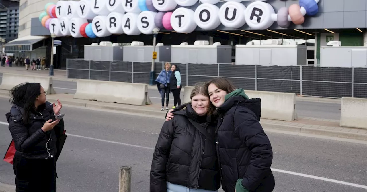 ‘A big family’: Glitter-adorned Taylor Swift fans welcome Canadian leg of Eras Tour