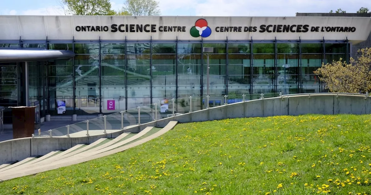 Workers say goodbye to an almost-empty Ontario Science Centre as repairs get underway