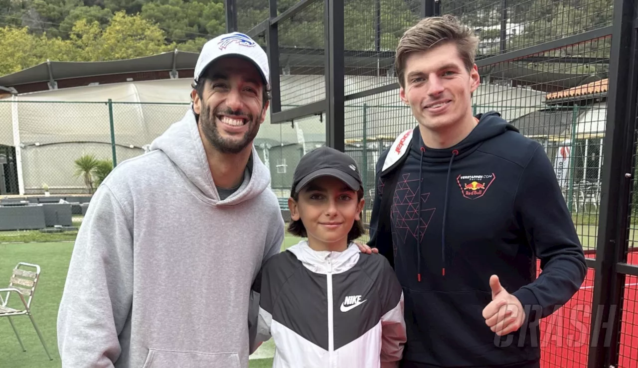 Daniel Ricciardo and Max Verstappen reunite as they get “humbled”