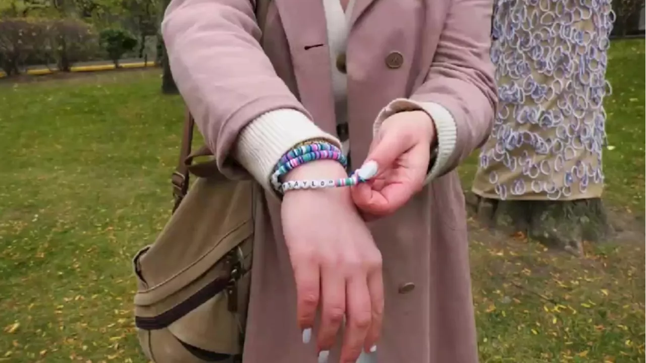Swifties can swap friendship bracelets outside Toronto's SickKids hospital