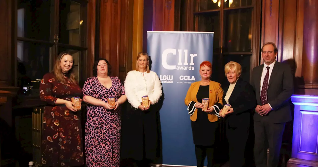 All woman lineup sweeps the board as Scottish councillors are honored at awards