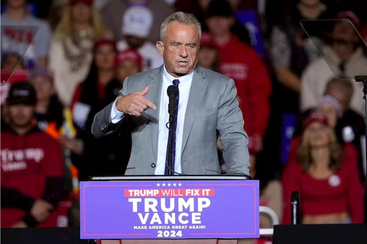 Trump expected to choose vaccine skeptic Robert F. Kennedy Jr. as health secretary, AP sources say