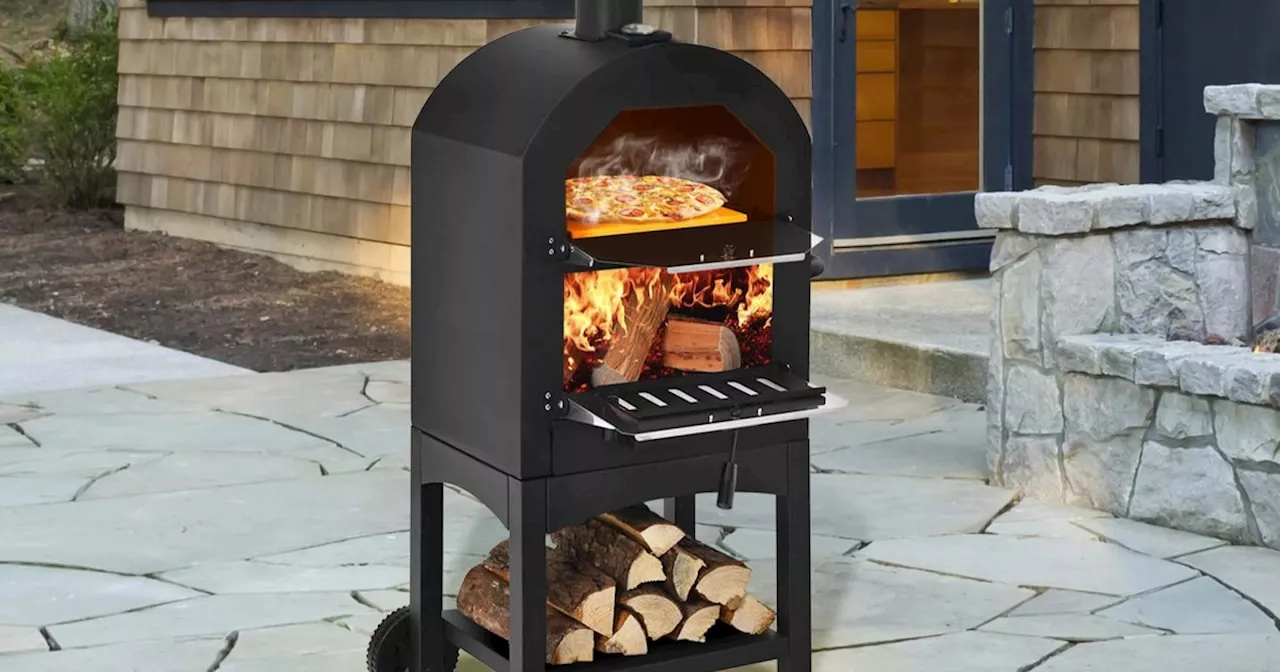 This Costway outdoor pizza oven isn’t messing around — $169 off for Black Friday