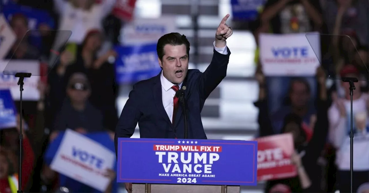 Xenofobo, negazionista e indagato per traffico sessuale: Trump impone Matt Gaetz alla Giustizia