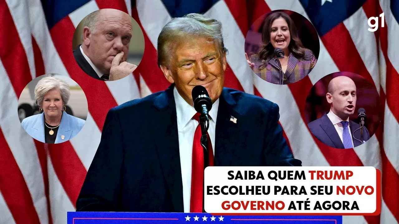 Saiba quem Trump escolheu para seu novo governo até agora | Eleições nos EUA 2024