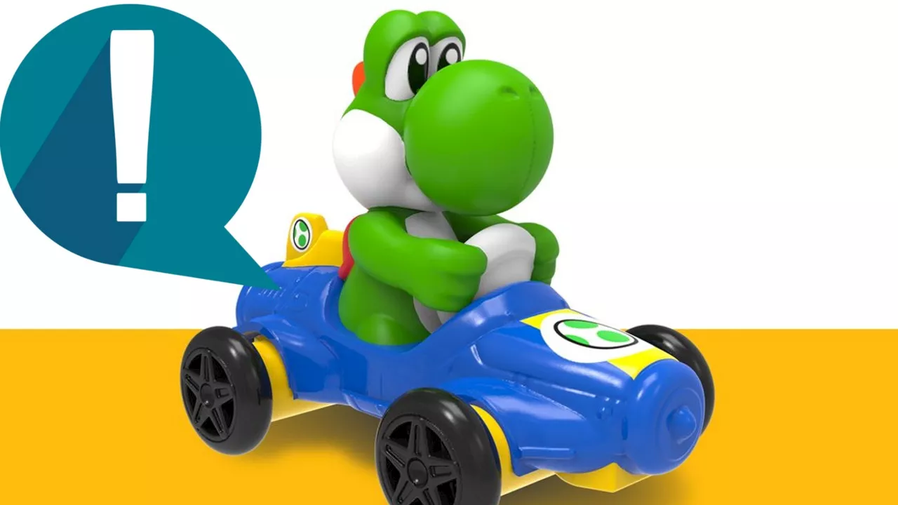 Endlich in Deutschland: Bei McDonald's gibt's jetzt Mario Kart-Spielzeuge im Happy Meal