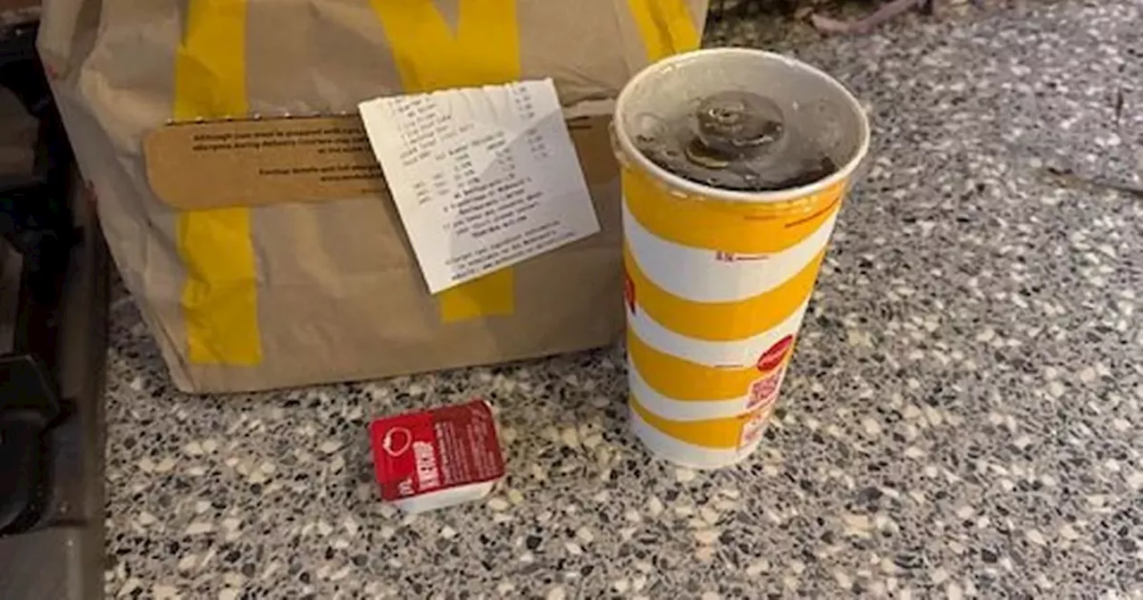 Glasgow dad pays £7 for McDonalds drink and one sauce sachet in delivery blunder
