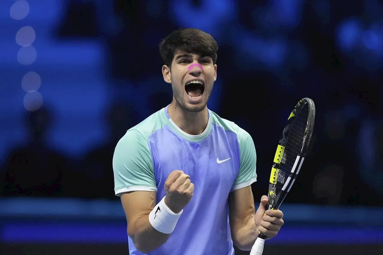 Alcaraz overcomes physical issues to move back into contention at ATP Finals; Zverev wins again